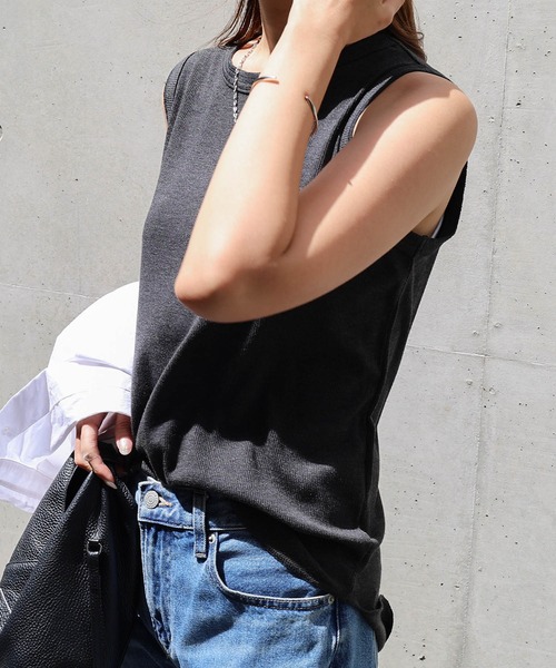 セール】テレコリブタンクトップ（Tシャツ/カットソー）｜evernavy