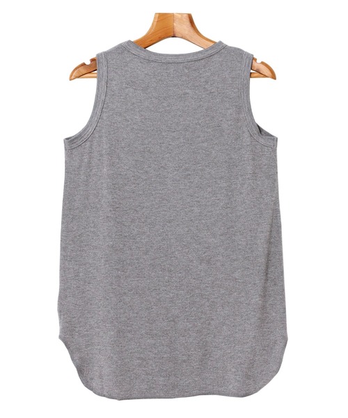 evernavy（エバーネイビー）の「テレコリブタンクトップ（Tシャツ/カットソー・レディース・ネイビー/ホワイト系その他/ブラック/グレー/チャコールグレー/カーキブラウン・M）」の12枚目の写真