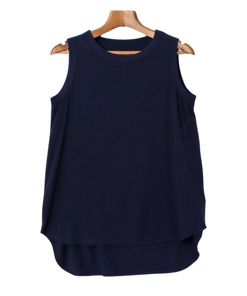 evernavy（エバーネイビー）の「テレコリブタンクトップ（Tシャツ/カットソー・レディース・ネイビー/ホワイト系その他/ブラック/グレー/チャコールグレー/カーキブラウン・M）」の13枚目の写真