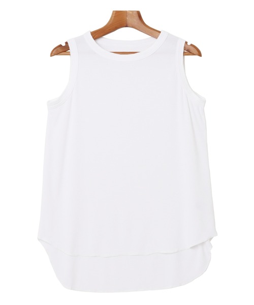 evernavy（エバーネイビー）の「テレコリブタンクトップ（Tシャツ/カットソー・レディース・ネイビー/ホワイト系その他/ブラック/グレー/チャコールグレー/カーキブラウン・M）」の15枚目の写真