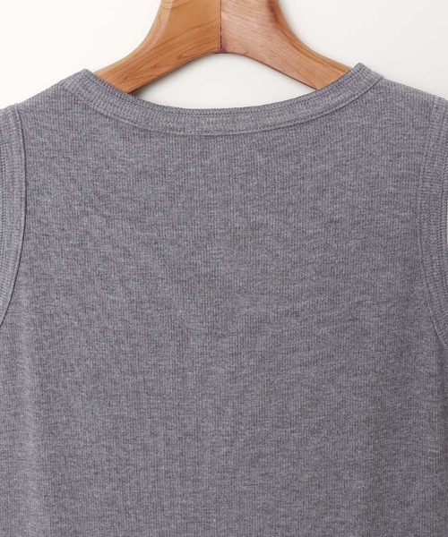 evernavy（エバーネイビー）の「テレコリブタンクトップ（Tシャツ/カットソー・レディース・ネイビー/ホワイト系その他/ブラック/グレー/チャコールグレー/カーキブラウン・M）」の8枚目の写真