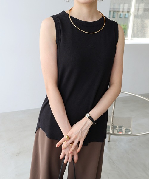 セール】テレコリブタンクトップ（Tシャツ/カットソー）｜evernavy