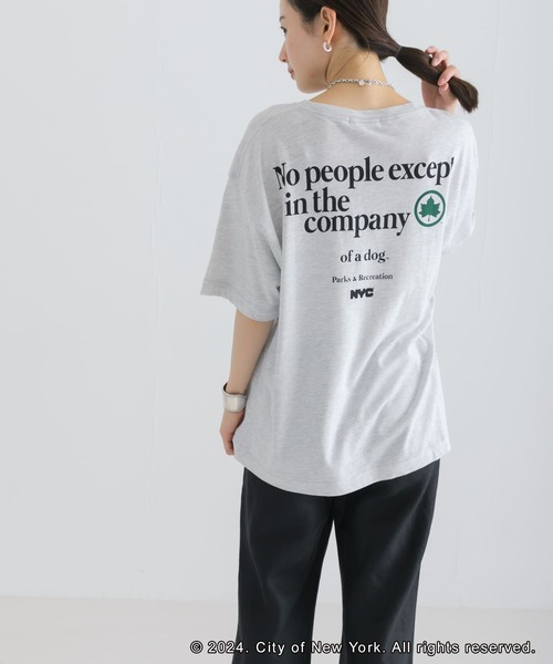 GOOD ROCK SPEED(グッドロックスピード)の「GOOD ROCK SPEED NYC LOOSE LOGO T-SHIRTS(Tシャツ/カットソー・レディース・ブラック/グレー・FREE)」の18枚目の写真