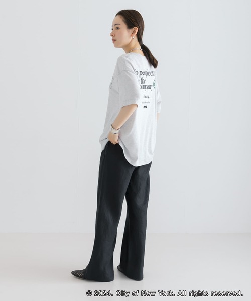 GOOD ROCK SPEED(グッドロックスピード)の「GOOD ROCK SPEED NYC LOOSE LOGO T-SHIRTS(Tシャツ/カットソー・レディース・ブラック/グレー・FREE)」の20枚目の写真