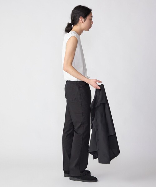 SHIPS(シップス)の「SHIPS:〈抗菌・防臭・接触冷感・UVケア〉スムース ノースリーブ Tシャツ(タンクトップ・メンズ・チャコールグレー/ブラック/ホワイト・MEDIUM/LARGE)」の6枚目の写真