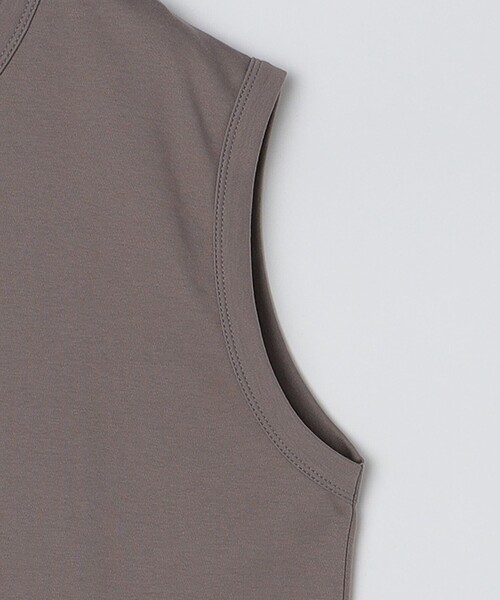 SHIPS(シップス)の「SHIPS:〈抗菌・防臭・接触冷感・UVケア〉スムース ノースリーブ Tシャツ(タンクトップ・メンズ・チャコールグレー/ブラック/ホワイト・MEDIUM/LARGE)」の18枚目の写真
