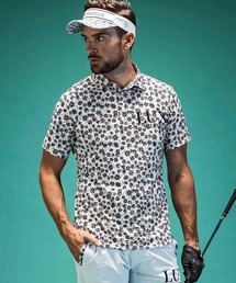 MARINE 花柄ストライプ ポロシャツ marie claire ストライプポロシャツ Lサイズ - メルカリ