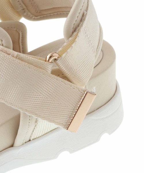 31 Sons de mode(トランテアン ソン ドゥ モード)の「グリッタースポーツサンダル(サンダル・レディース・ブラック/ピンク/クリーム・S/M/L)」の7枚目の写真