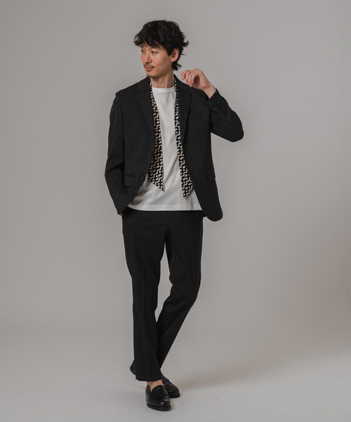 EDIFICE（エディフィス）の「"抗菌防臭＆シワ防止機能" ワルツ ツイル 2ボタン ジャケット（テーラードジャケット・メンズ・ブラック/ブラウン/ベージュ/ネイビー・MEDIUM/LARGE/X-SMALL/SMALL/X-LARGE/XX-LARGE）」の7枚目の写真