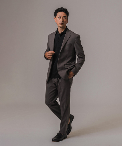 EDIFICE（エディフィス）の「"抗菌防臭＆シワ防止機能" ワルツ ツイル 2ボタン ジャケット（テーラードジャケット・メンズ・ブラック/ブラウン/ベージュ/ネイビー・MEDIUM/LARGE/X-SMALL/SMALL/X-LARGE/XX-LARGE）」の12枚目の写真