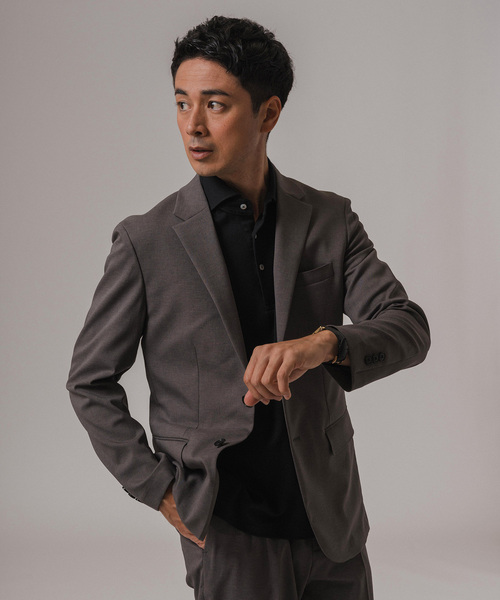 EDIFICE（エディフィス）の「"抗菌防臭＆シワ防止機能" ワルツ ツイル 2ボタン ジャケット（テーラードジャケット・メンズ・ブラック/ブラウン/ベージュ/ネイビー・MEDIUM/LARGE/X-SMALL/SMALL/X-LARGE/XX-LARGE）」の15枚目の写真