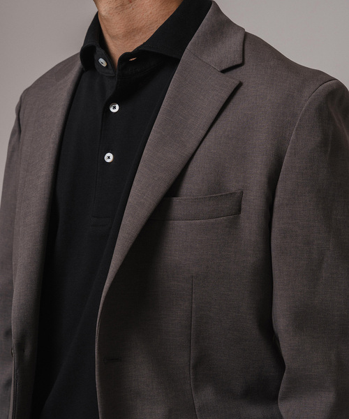 EDIFICE（エディフィス）の「"抗菌防臭＆シワ防止機能" ワルツ ツイル 2ボタン ジャケット（テーラードジャケット・メンズ・ブラック/ブラウン/ベージュ/ネイビー・MEDIUM/LARGE/X-SMALL/SMALL/X-LARGE/XX-LARGE）」の16枚目の写真