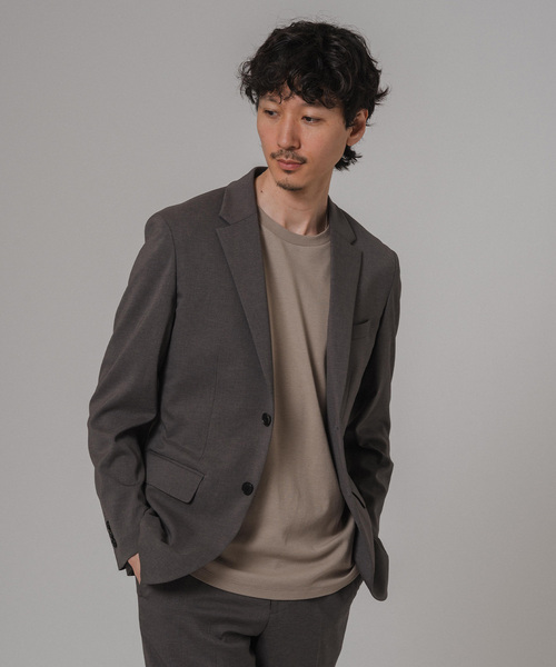 EDIFICE（エディフィス）の「"抗菌防臭＆シワ防止機能" ワルツ ツイル 2ボタン ジャケット（テーラードジャケット・メンズ・ブラック/ブラウン/ベージュ/ネイビー・MEDIUM/LARGE/X-SMALL/SMALL/X-LARGE/XX-LARGE）」の21枚目の写真