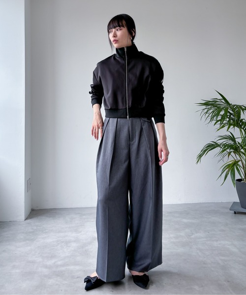 EPIMI E'PIMMY（エピミエピミー）の「2タックポケットスラックス（スラックス・レディース・ネイビー/グレー/チャコールグレー/ブラック・SMALL/MEDIUM）」の12枚目の写真