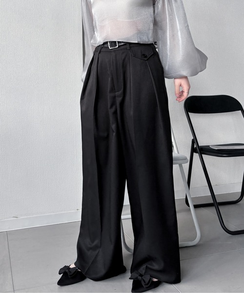 EPIMI E'PIMMY（エピミエピミー）の「2タックポケットスラックス（スラックス・レディース・ネイビー/グレー/チャコールグレー/ブラック・SMALL/MEDIUM）」の22枚目の写真