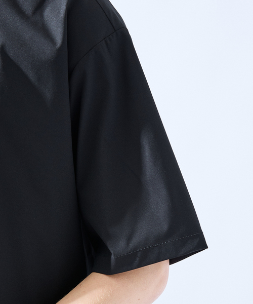 AH ABAHOUSE(エーエイチアバハウス)の「【AH ABAHOUSE / セットアップ対応】撥水 ストレッチ 半袖シャツ(シャツ/ブラウス・メンズ・グレイッシュブルー/チャコールグレー/グレイッシュベージュ/ブラック/カーキ/ライトグレー・46/48)」の13枚目の写真