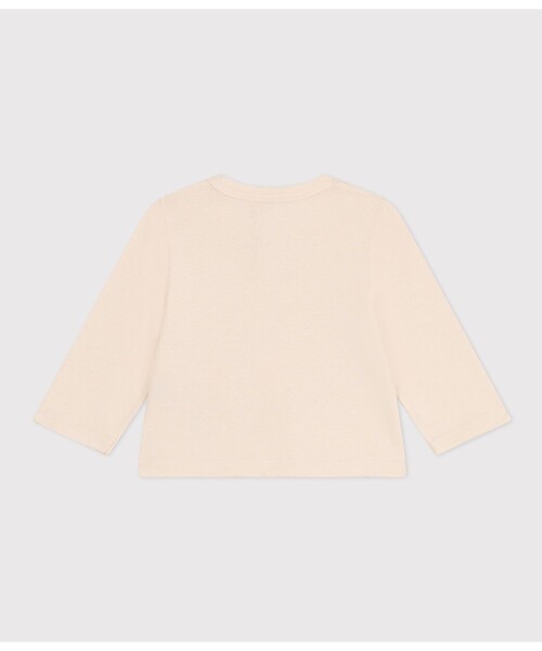 PETIT BATEAU（プチバトー）の「１ｘ１コットンカーディガン（カーディガン/ボレロ・キッズ・ホワイト/ピンク/ネイビー・12MONTH/18MONTH/24MONTH/36MONTH）」の8枚目の写真