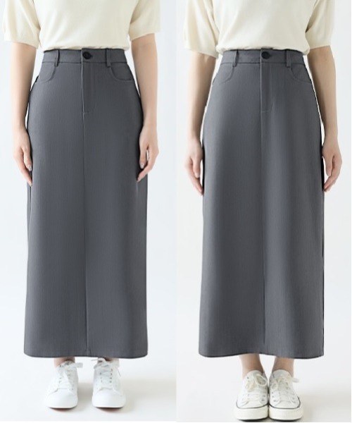 セール】【新色登場】 バックスリット入り ナロースカート
