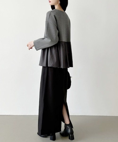 セール】【新色登場】 バックスリット入り ナロースカート タイト