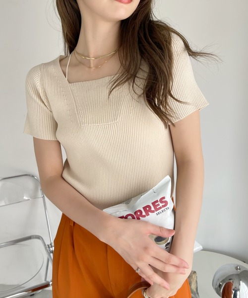 TOCCA 新作25初秋 半袖ニット Mサイズ MIST KNIT TOCCA トッカ - レディース ニット・セーター - ファッション