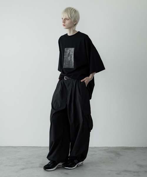 remer（リメール）の「loose military wide PT / ルーズミリタリーワイドパンツ（カーゴパンツ・メンズ・ライトグレー/ブラック/カーキ/チャコールグレー・X-SMALL/SMALL/MEDIUM/LARGE）」の7枚目の写真