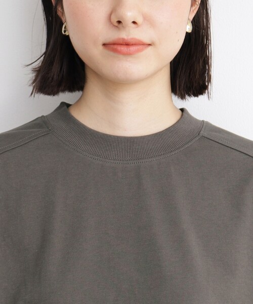 THE SHOP TK (ザ ショップ ティーケー )の「◆【UV/接触冷感/洗濯OK/毛玉になりにくい】サスティナブルフレンチプルオーバー(Tシャツ/カットソー・レディース・チャコールグレー/オフホワイト/サックスブルー/ブラック・13/12)」の20枚目の写真