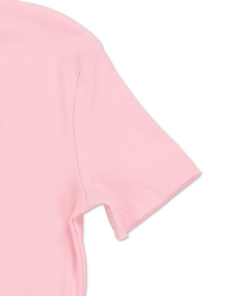 SPINNS(スピンズ)の「肩リボン半袖リブカットソー(Tシャツ/カットソー・レディース・ホワイト/ピンク/ブラック・ONESIZE)」の21枚目の写真