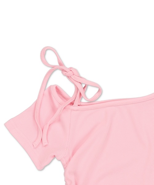 SPINNS(スピンズ)の「肩リボン半袖リブカットソー(Tシャツ/カットソー・レディース・ホワイト/ピンク/ブラック・ONESIZE)」の18枚目の写真