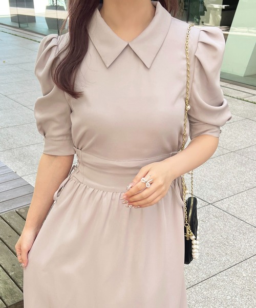 サイドレースアップワンピース サイドレースアッププレッピーワンピース – レディースファッション