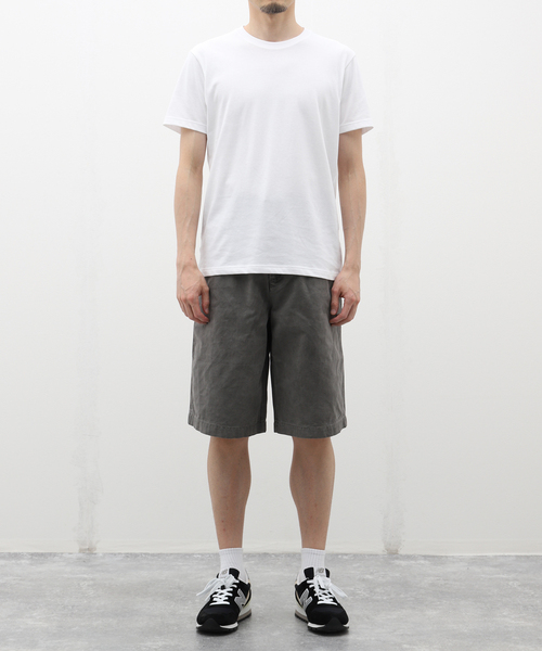 JOURNAL STANDARD（ジャーナルスタンダード）の「BOILER ROOM / ボイラールーム CANVAS HEAVY SHORT SS24SP01GRV（その他パンツ・メンズ・チャコールグレー・MEDIUM/LARGE）」の2枚目の写真
