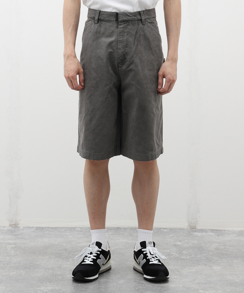 JOURNAL STANDARD（ジャーナルスタンダード）の「BOILER ROOM / ボイラールーム CANVAS HEAVY SHORT SS24SP01GRV（その他パンツ・メンズ・チャコールグレー・MEDIUM/LARGE）」の3枚目の写真