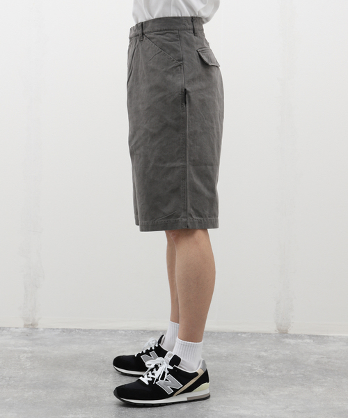 JOURNAL STANDARD（ジャーナルスタンダード）の「BOILER ROOM / ボイラールーム CANVAS HEAVY SHORT SS24SP01GRV（その他パンツ・メンズ・チャコールグレー・MEDIUM/LARGE）」の4枚目の写真