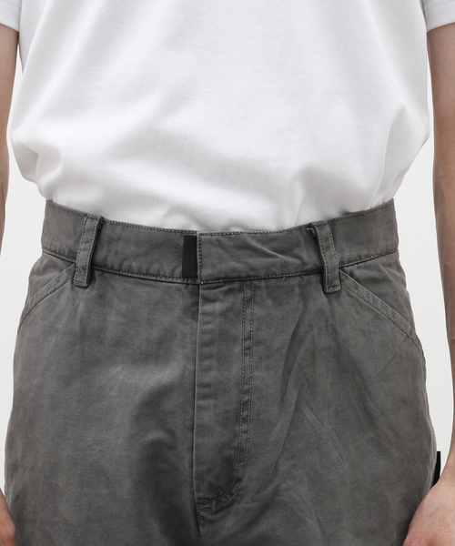 JOURNAL STANDARD（ジャーナルスタンダード）の「BOILER ROOM / ボイラールーム CANVAS HEAVY SHORT SS24SP01GRV（その他パンツ・メンズ・チャコールグレー・MEDIUM/LARGE）」の6枚目の写真