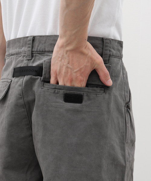 JOURNAL STANDARD（ジャーナルスタンダード）の「BOILER ROOM / ボイラールーム CANVAS HEAVY SHORT SS24SP01GRV（その他パンツ・メンズ・チャコールグレー・MEDIUM/LARGE）」の8枚目の写真