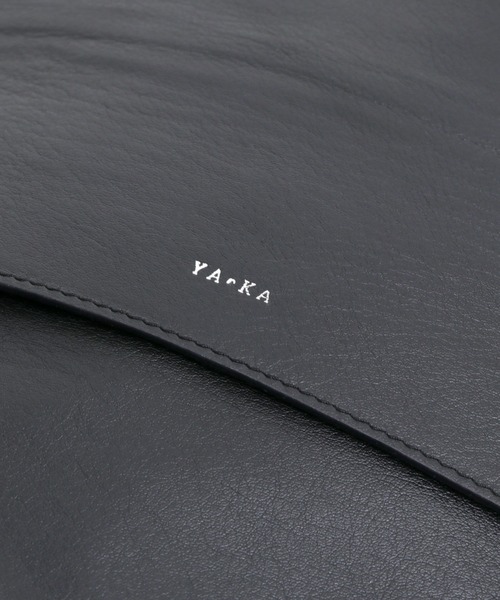 YArKA（ヤーカ）の「【YArKA/ヤーカ】real leather square flap back pack [Alnitak4] / リアルレザー四角フラップバックパック(リュック)（バックパック/リュック・メンズ・ブラック・FREE）」の9枚目の写真