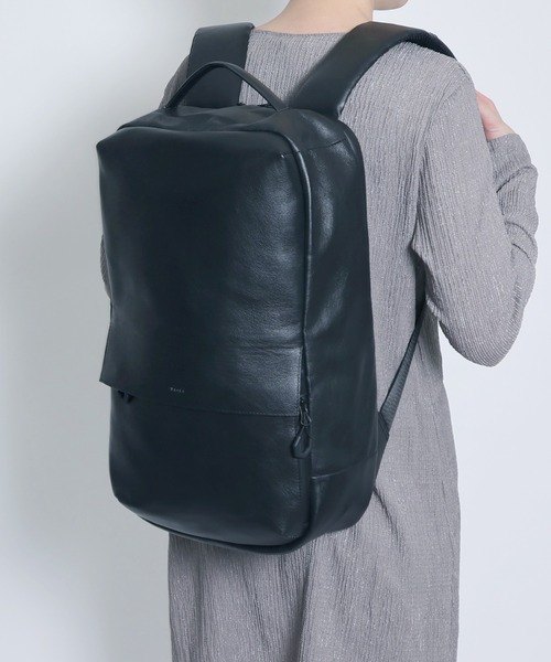 YArKA（ヤーカ）の「【YArKA/ヤーカ】real leather square flap back pack [Alnitak4] / リアルレザー四角フラップバックパック(リュック)（バックパック/リュック・メンズ・ブラック・FREE）」の20枚目の写真