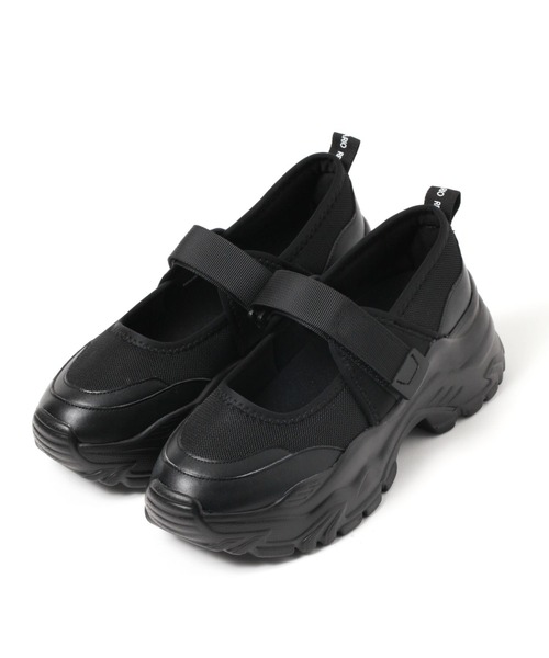 repipi armario（レピピ アルマリオ）の「ベルトスニーカー（スニーカー・キッズ・ホワイト/ブラック・SMALL/MEDIUM/LARGE）」の2枚目の写真