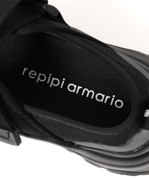 repipi armario（レピピ アルマリオ）の「ベルトスニーカー（スニーカー・キッズ・ホワイト/ブラック・SMALL/MEDIUM/LARGE）」の12枚目の写真