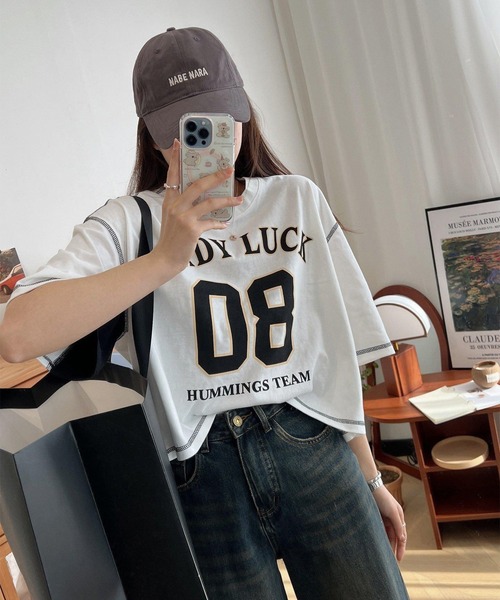 tシャツ 「From Vintage」 WRONG ナンバリングTEE レディース メンズ ナンバーナイン NUMBER (N)INE 07AW LOVE GOD MURDER期 転写