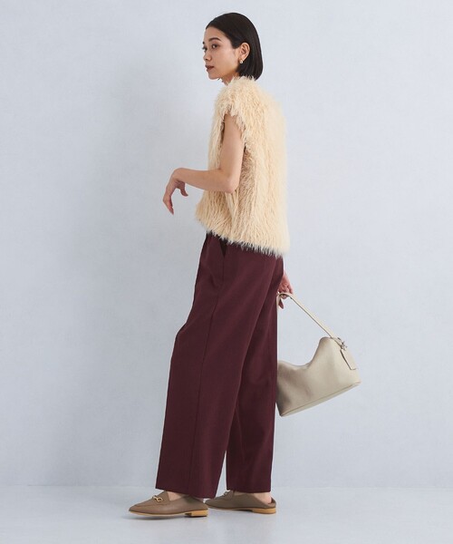 green label relaxing(グリーンレーベルリラクシング)の「秋のニーハイフレアパンツ(その他パンツ・レディース・ダークグレー/ワインレッド/コバルトブルー/ナチュラル・TALL/40/38/36/34/SHORT)」の18枚目の写真