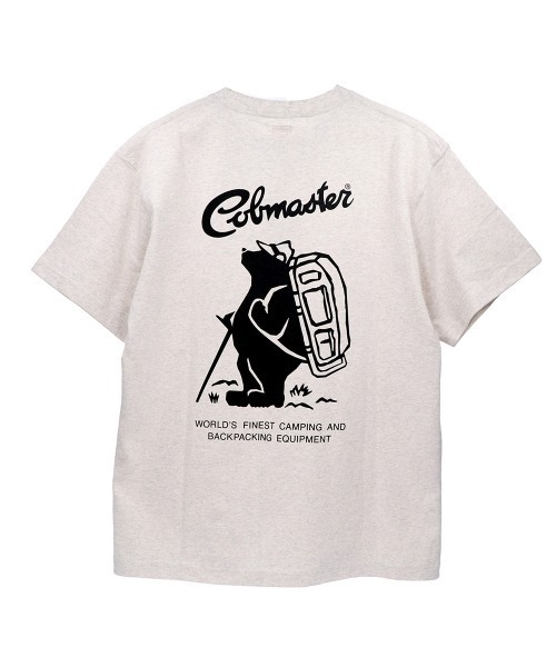 COBMASTER（コブマスター）の「【COBMASTER/コブマスター】COB BACK LOGO Tee7241/半袖Tシャツ（Tシャツ/カットソー・メンズ・パープル/ブラック/オートミール/グリーン/ホワイト/イエロー・MEDIUM/SMALL/X-LARGE/LARGE）」の7枚目の写真
