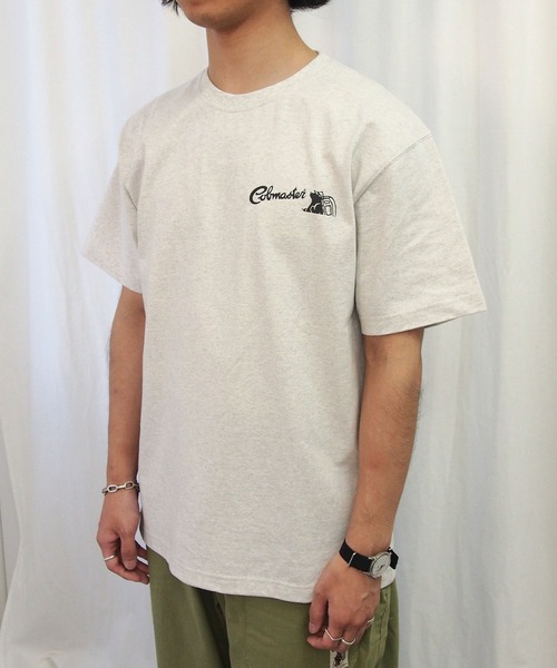 COBMASTER（コブマスター）の「【COBMASTER/コブマスター】COB BACK LOGO Tee7241/半袖Tシャツ（Tシャツ/カットソー・メンズ・パープル/ブラック/オートミール/グリーン/ホワイト/イエロー・MEDIUM/SMALL/X-LARGE/LARGE）」の21枚目の写真