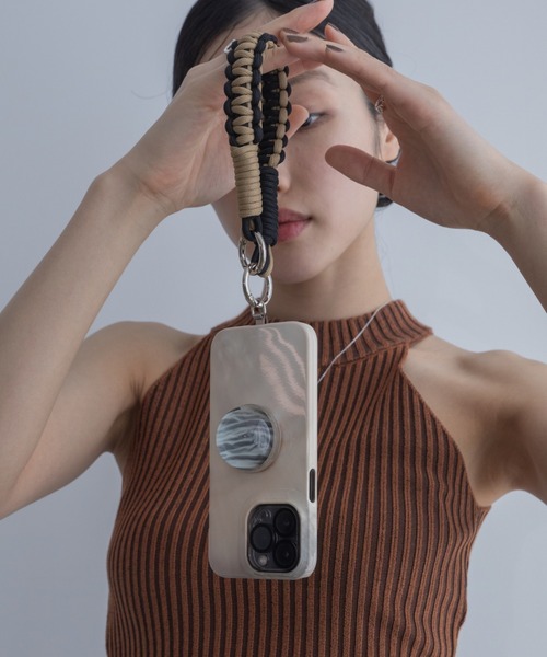 VACANCY（ヴァカンシー）の「ミニMIXロープストラップ（スマホグッズ・レディース・ブラック・FREE）」の6枚目の写真