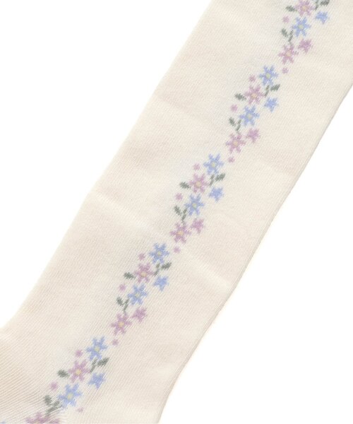 apres les cours（アプレレクール）の「チェック・ハート・花柄ハイソックス（ソックス/靴下・キッズ・ブラック/アイボリー/チェック・12/15 /18/21）」の8枚目の写真