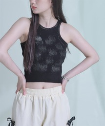 miette | ラメプリントアメスリタンクトップ(タンクトップ)