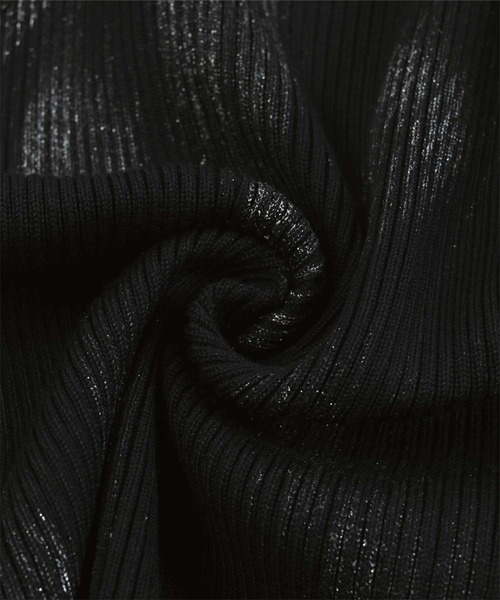 miette（ミエット）の「ラメプリントアメスリタンクトップ（タンクトップ・レディース・ブラック/オフホワイト・FREE）」の11枚目の写真