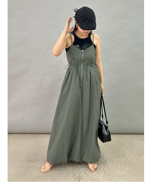 miette（ミエット）の「ラメプリントアメスリタンクトップ（タンクトップ・レディース・ブラック/オフホワイト・FREE）」の12枚目の写真