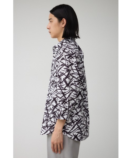 AZUL by moussy(アズールバイマウジー)の「シアサッカー7分袖シャツ(シャツ/ブラウス・メンズ・ブラック系その他/グレー系その他/ホワイト・MEDIUM/LARGE)」の19枚目の写真