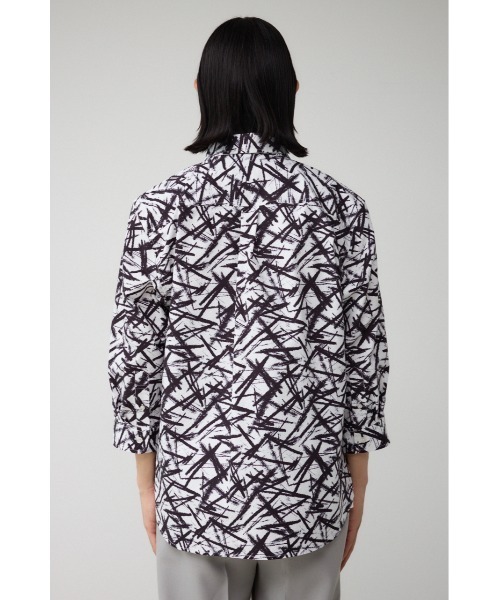 AZUL by moussy(アズールバイマウジー)の「シアサッカー7分袖シャツ(シャツ/ブラウス・メンズ・ブラック系その他/グレー系その他/ホワイト・MEDIUM/LARGE)」の20枚目の写真