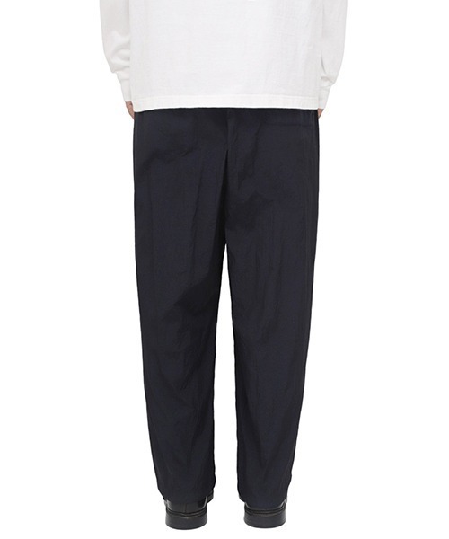 aton HAND DYE NYLON OVER PANTS BLACK 04 HAND DYED NYLON | UTILITY